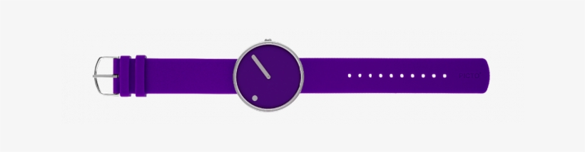 40 Mm Prince Purple/polished Steel - Rosendahl Picto Red Steel Watch Large 43368, transparent png download