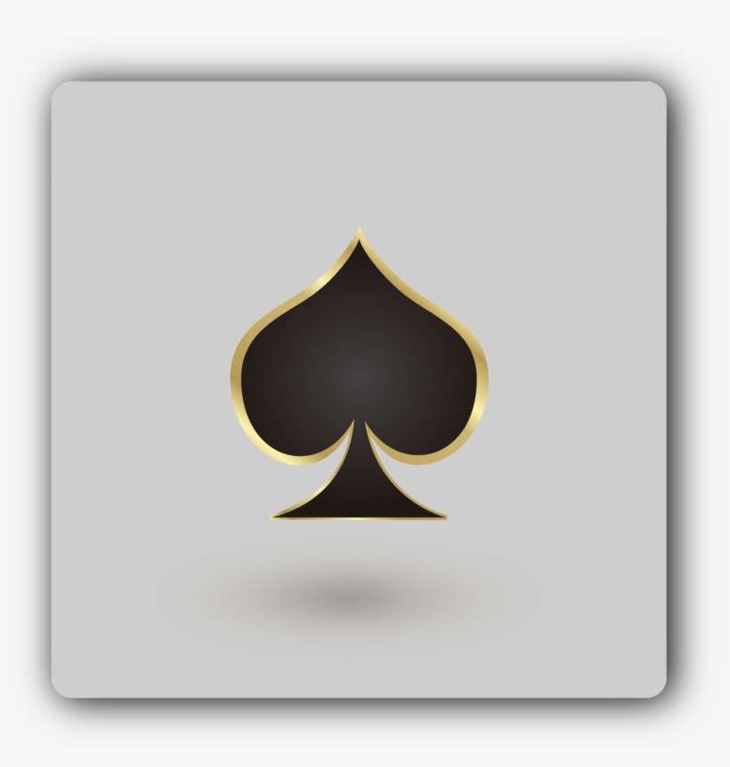 Royal Poker Spade Icon Diwali Coasters - Poker, transparent png download