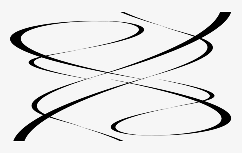 Arcades And Garlands, Shapes Of Words, Signs In Writing - Curve Line Art, transparent png download