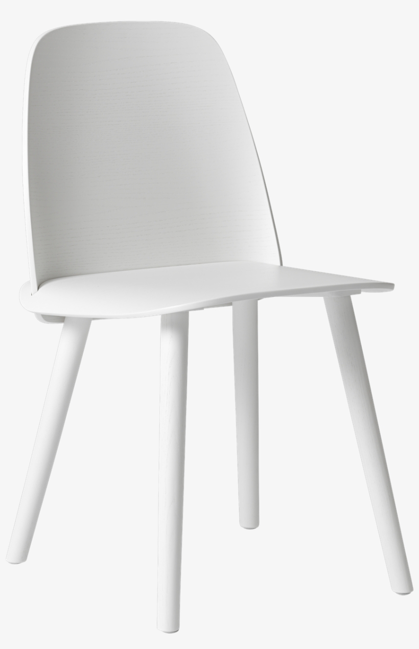 21411 Nerd Chair White 1502448089 - Muuto - Nerd Chair White, transparent png download