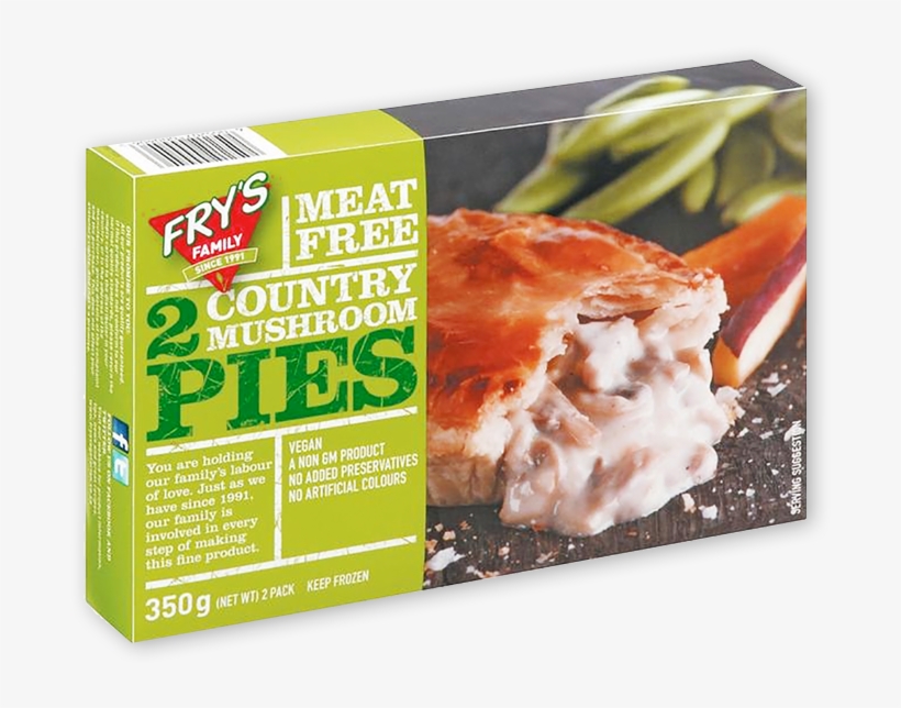 From Sausage Rolls, To Chicken And Mushroom Pasties, - Fry's Country Mushroom Pies Frozen, transparent png download