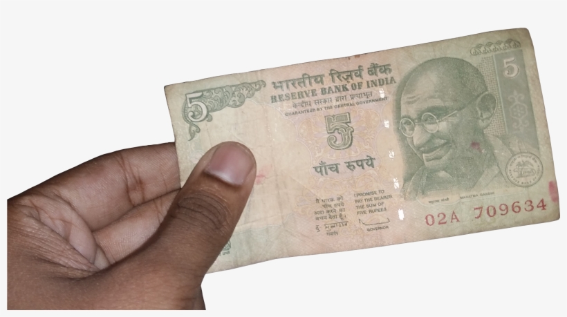 Img 20161122 - 5 Rupee Note, transparent png download