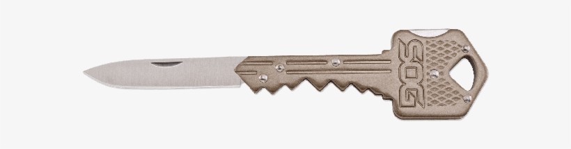 Previous - Sog Key Knife, Brass, transparent png download