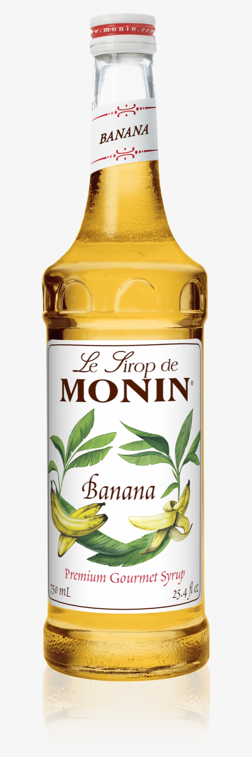 750 Ml Banana Syrup - Monin Vanilla Syrup, transparent png download