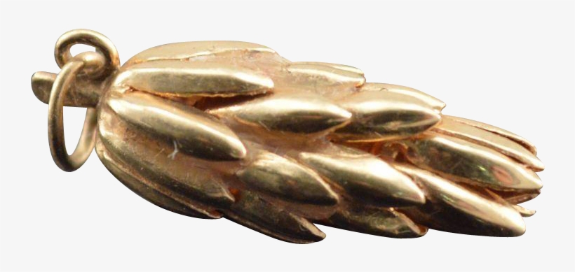 14k 3d Bunch Of Bananas Vintage Charm/pendant Yellow - Body Jewelry, transparent png download