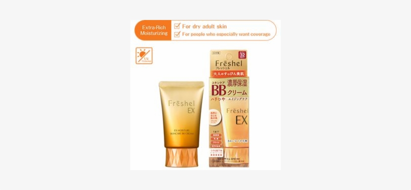 Uv Cut Extra-rich Moisturizing For Dry Adult Skin For - Kanebo Freshel Bb Cream, transparent png download