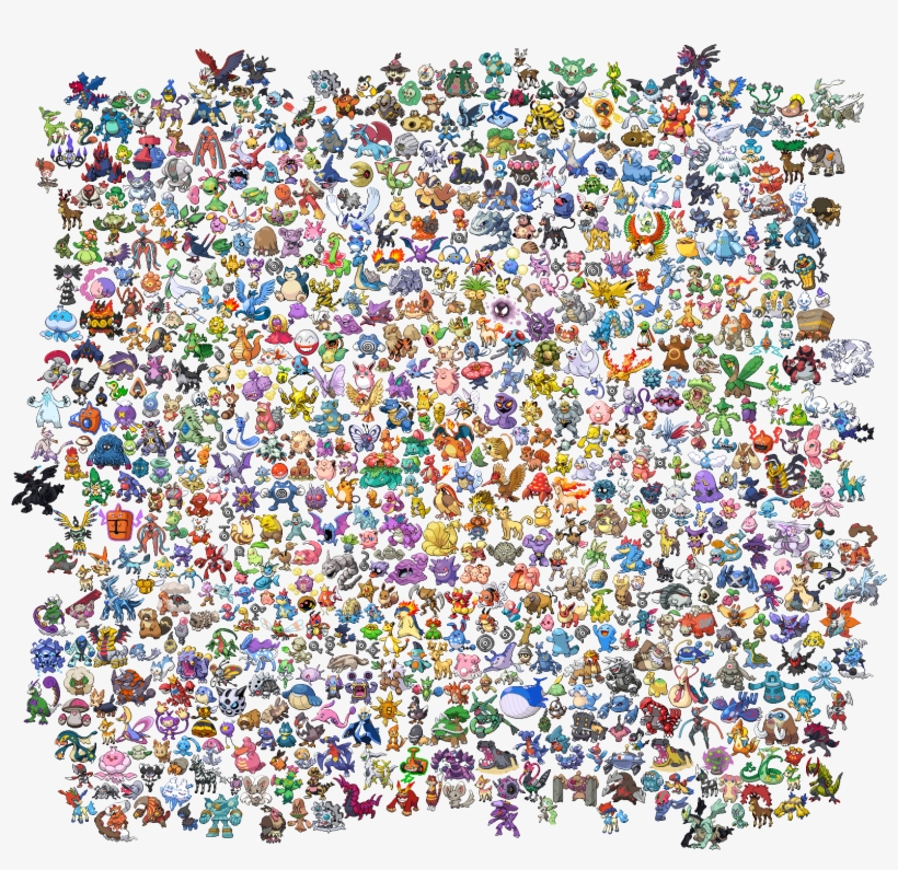 Quickly All Pictures Of Pokemon Hd Wallpaper Pixelstalk - Try To Find Pikachu, transparent png download