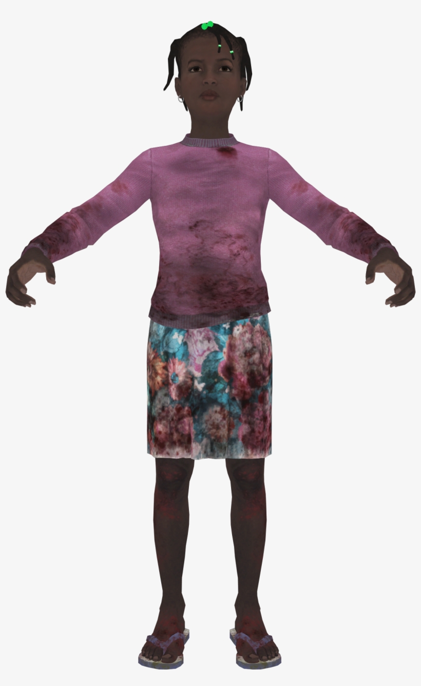 Civilian Haiti Girl Model Boii - Haiti Call Of Duty, transparent png download