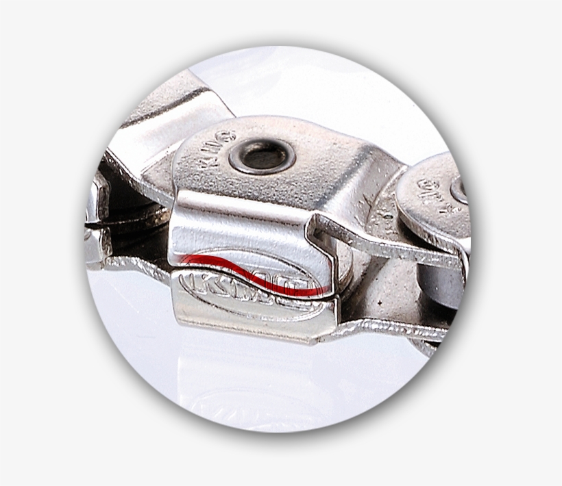 This Special L Shaped Design Gives The Chain An Even - Kmc 1/8" Kool Knight Chain, transparent png download