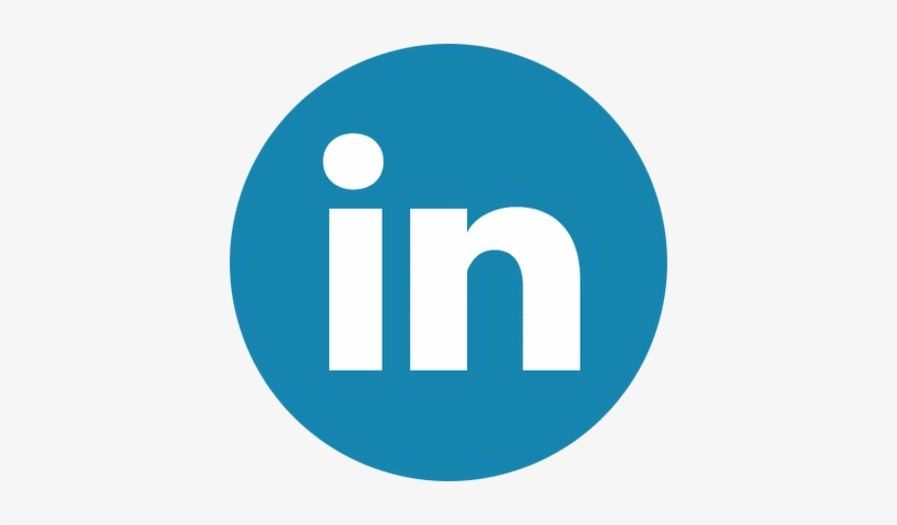 Linkedin Color Flat Round - Linked In Circle Logo PNG Image ...