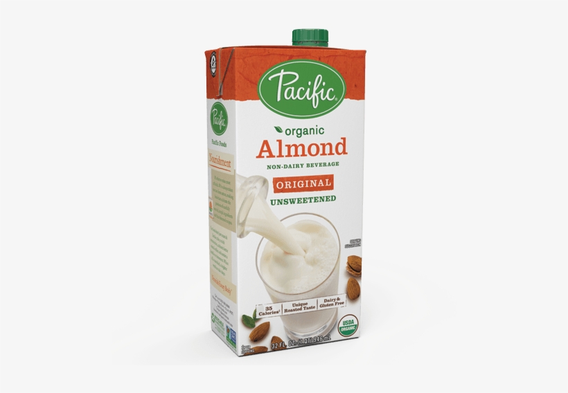 Pacific Natural Foods Almond Original - Unsweetened, transparent png download