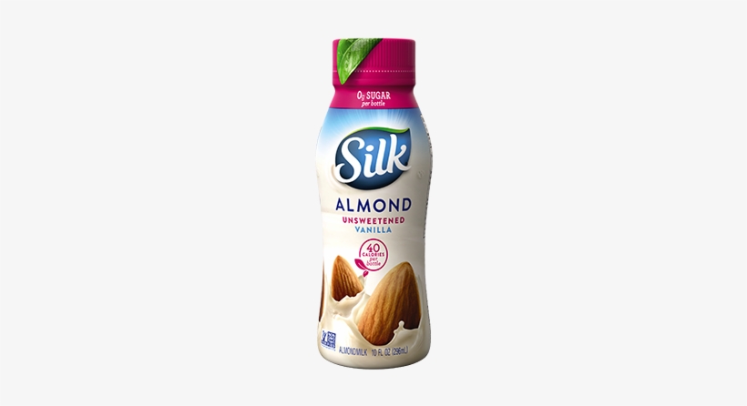 Silk Unsweetened Vanilla Almondmilk Single Serve Bottle, - Silk Pure Coconut Milk, Original - 0.5 Gal Carton, transparent png download