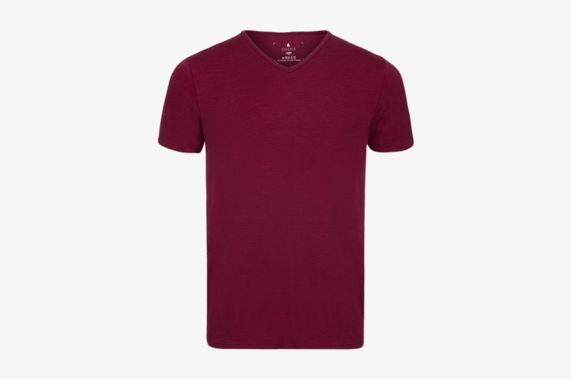 Action Merino V-neck Tee - Shirt, transparent png download