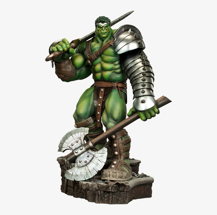 King Hulk Statue - King Hulk Premium Format - Sideshow Collectibles, transparent png download