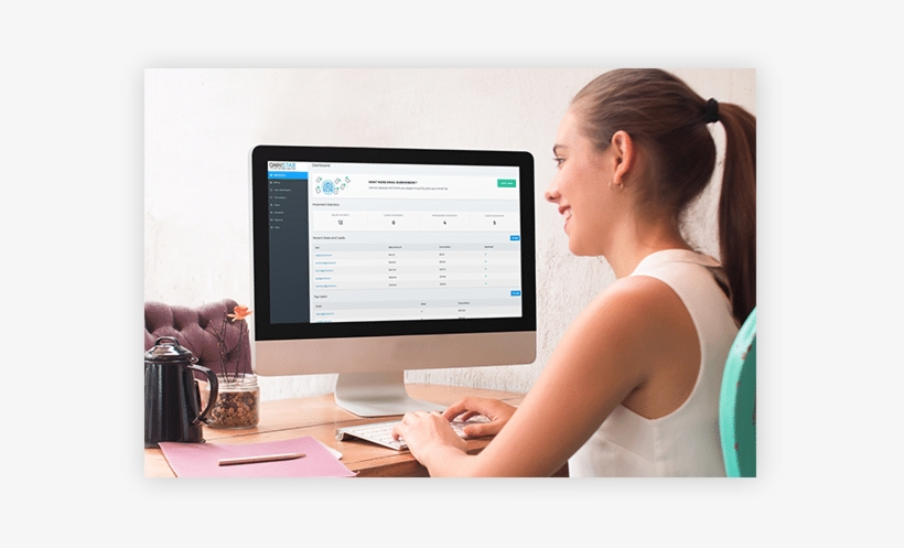 Get Started For Free Today - Personal Computer, transparent png download