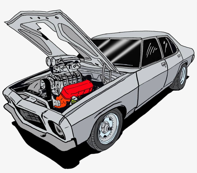 Show 'n Shine Burnouts Stereo Blast-off Miss Revheads - Muscle Car, transparent png download