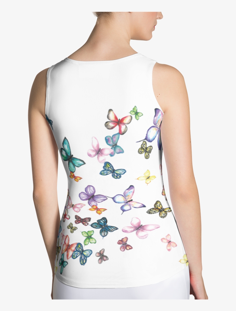 Butterfly Swarm Women's Sublimation Cut & Sew - Owl, transparent png download