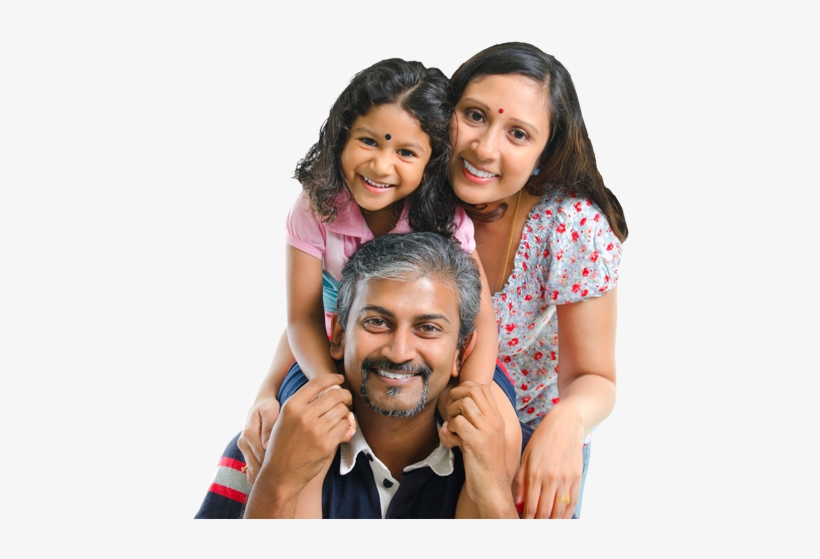 Indian Family Image Png, transparent png download