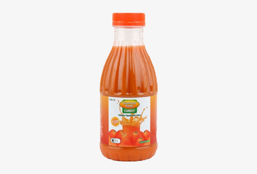 Goodness Foods Carrot Juice - Orange Soft Drink, transparent png download