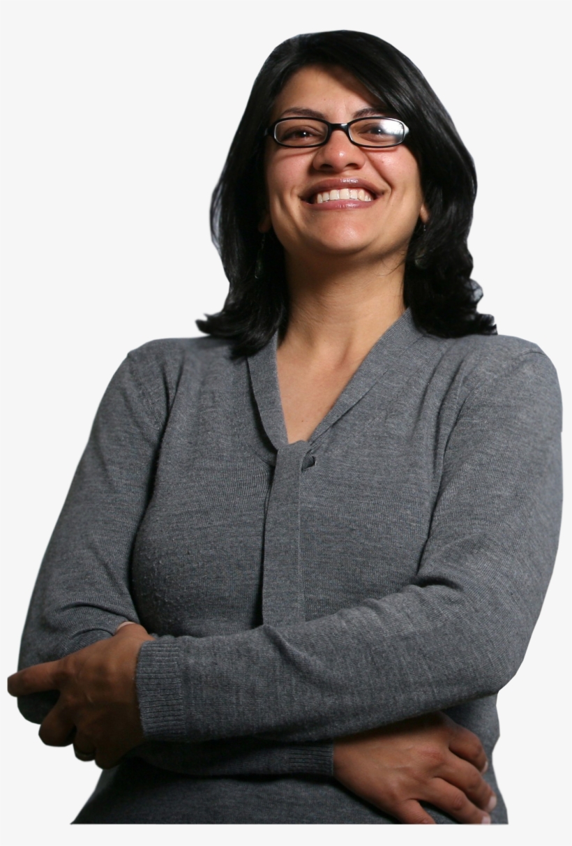 Detroit Rashidatlaib Pulled Her Brown Hair Into A Ponytail - Muslim Woman Congress, transparent png download