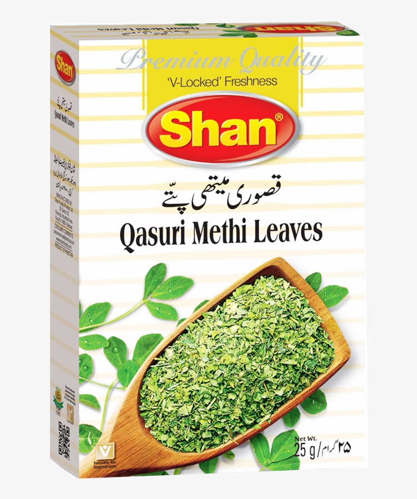 Shan Qasuri Methi Leaves Masala 25 Gm - Shan Qasuri Methi 50gm, transparent png download