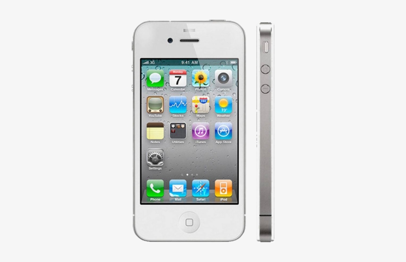 Apple Iphone 4s White 512mb 8gb - Apple Mobiles Price List, transparent png download