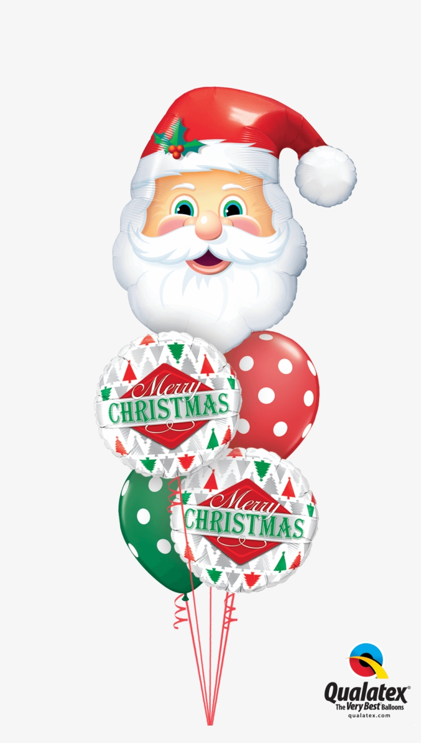 Christmas Balloon Display - Christmas Qualatex Bouquet Balloon, transparent png download