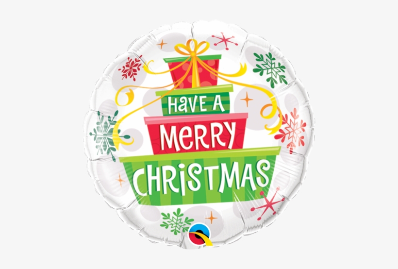 Christmas Balloon - 18" Have A Merry Christmas Foil Balloon, transparent png download