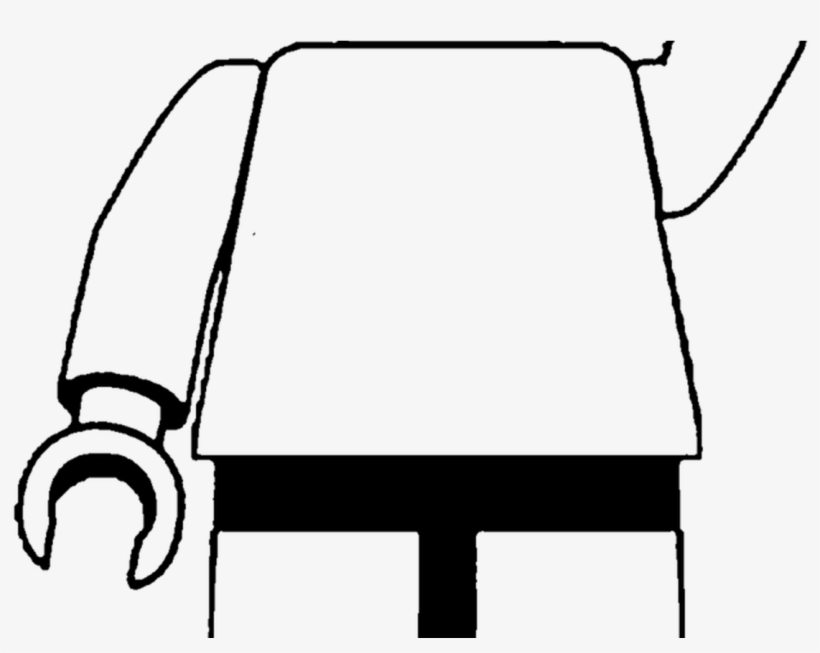 Lego Clipart Black And White Free Download Best Lego - Lego Figure Black And White, transparent png download