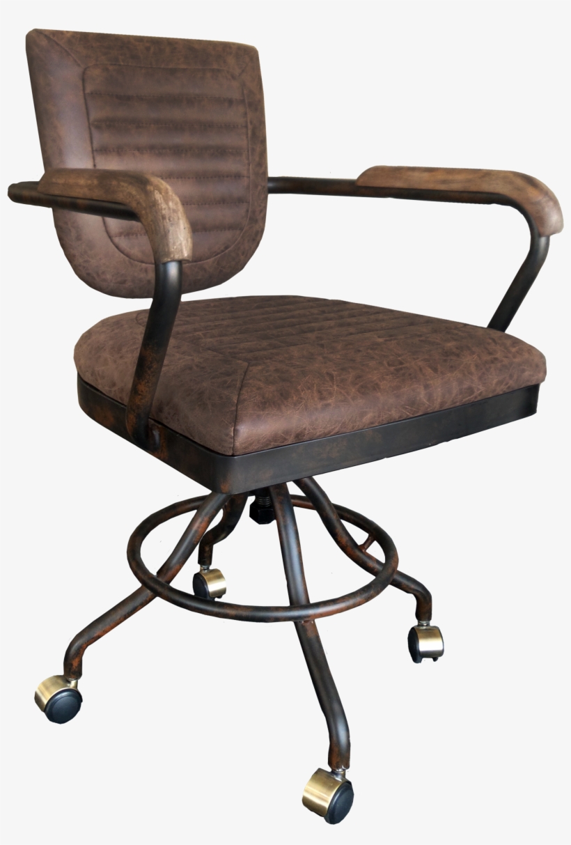 Industrial Style Office Chair - Urban 9-5 Mid-back Desk Chair, Grey Npc09, transparent png download