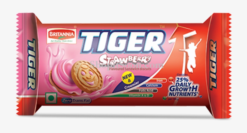 Britannia Tiger Cream Biscuits - Britannia Tiger Orange Biscuits, transparent png download