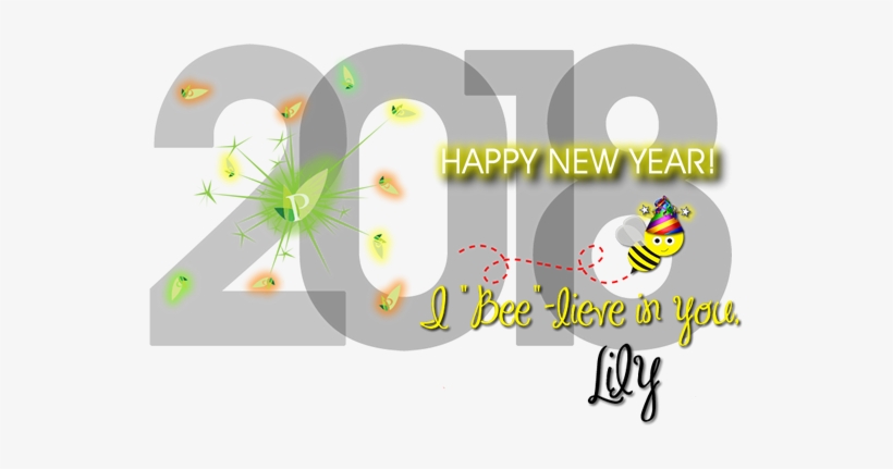 Happy New Year - Happy New Year Bee, transparent png download