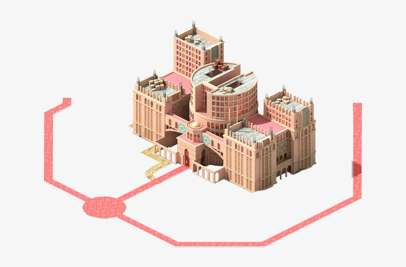 Heart Of The Desert Hotel Construction - Hotel, transparent png download