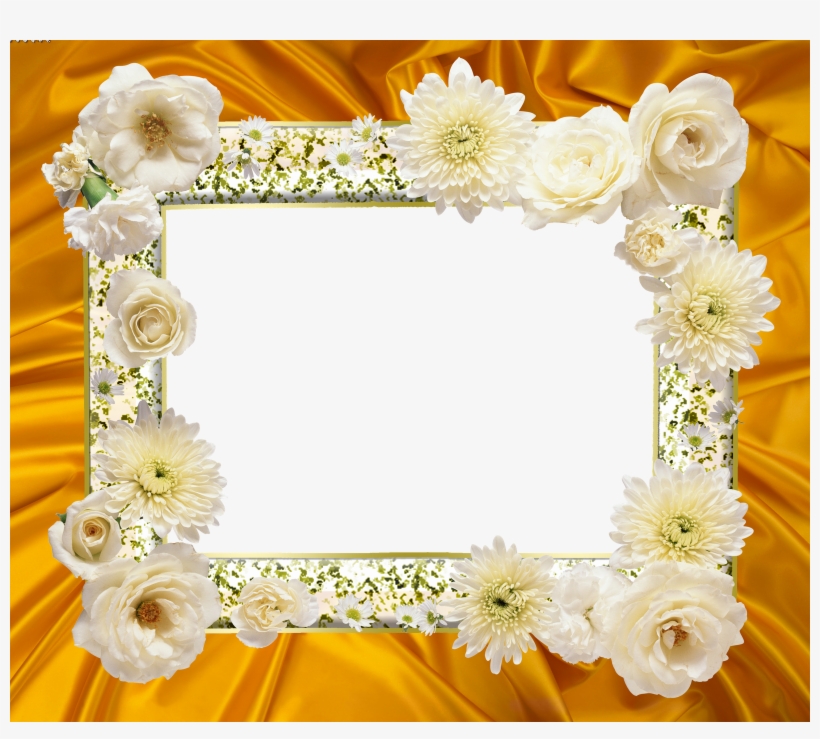 Flower Frame Pack - Marcos Para Fotos De Flores, transparent png download