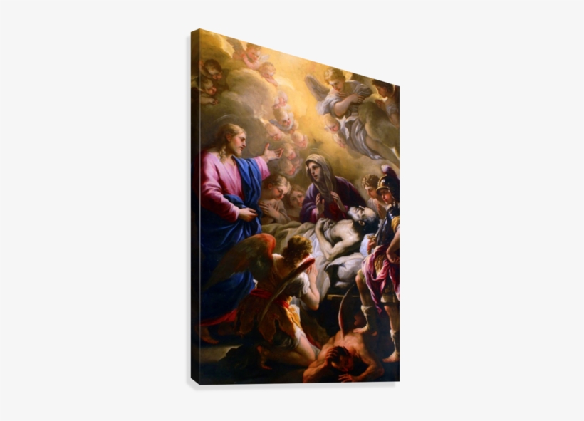 The Death Of Saint Joseph Canvas Print - Art, transparent png download