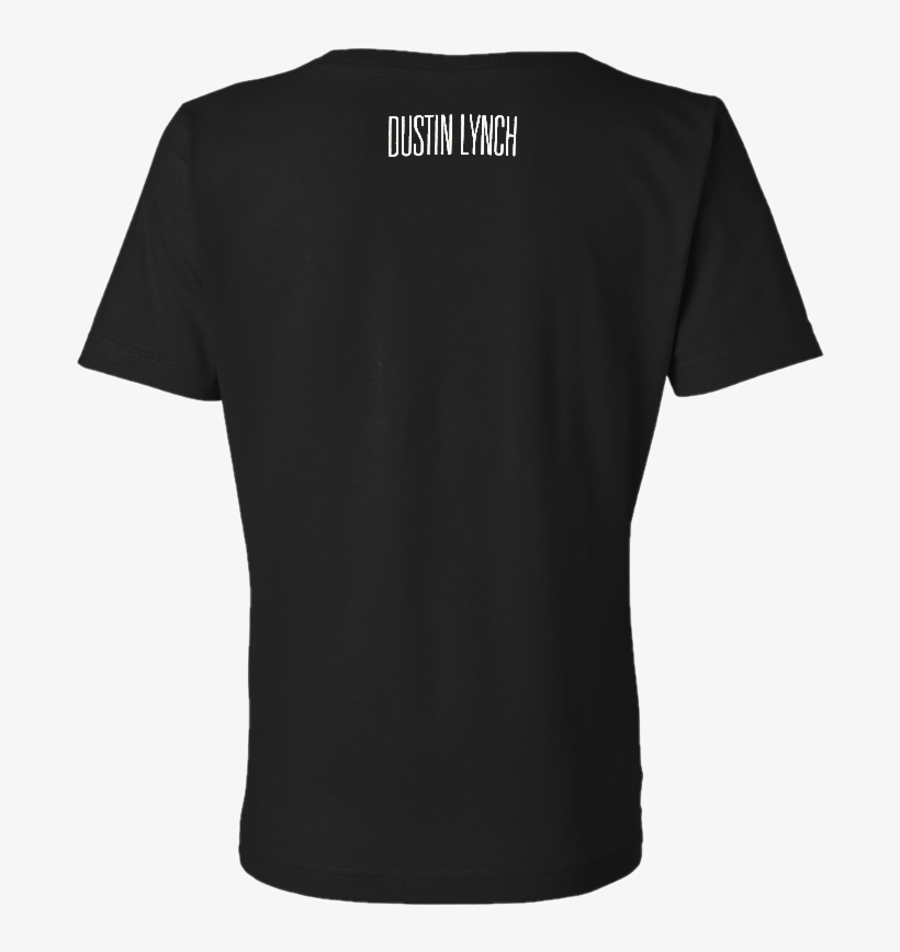 Dustin Lynch Ladies Black V Neck Small Town Girl Tee - Black T Shirt For Men, transparent png download