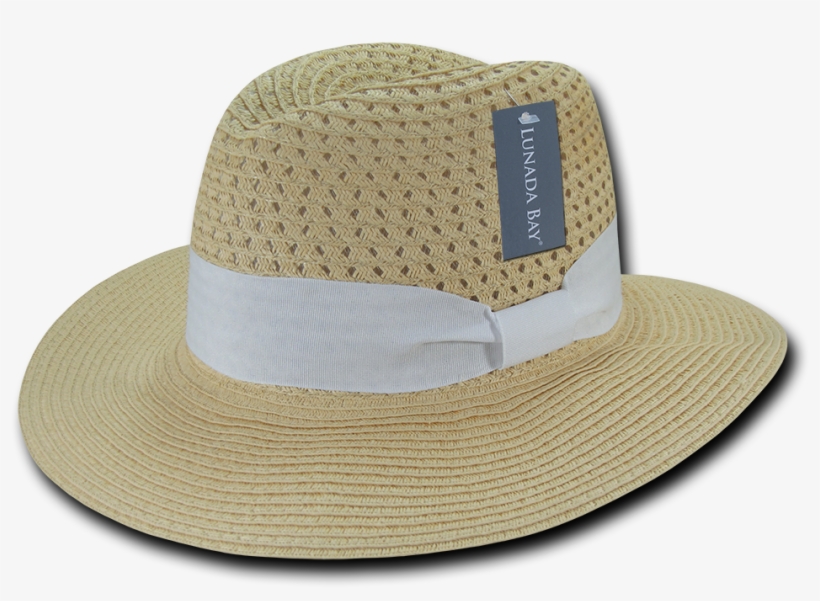 Lunada Bay Paper Braid Straw For Women Hat Hats Wide, transparent png download