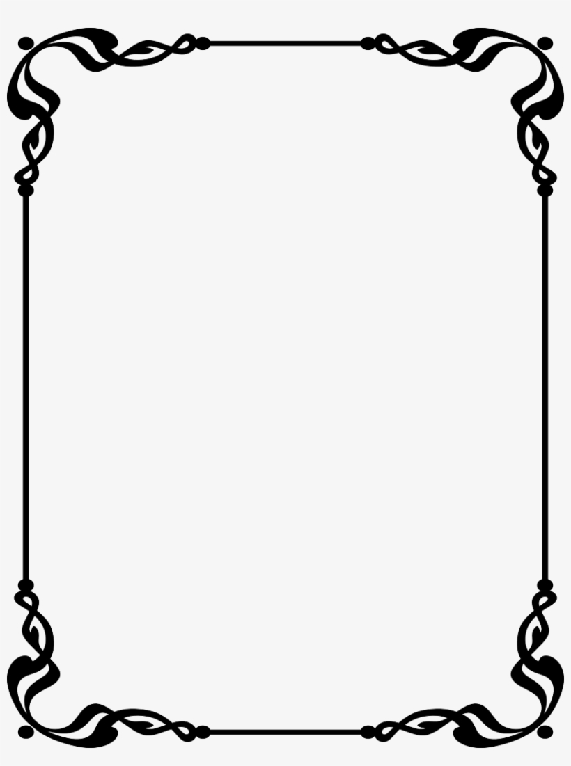 13 Transparent Borders In Images Border Designs For School Projects PNG Image