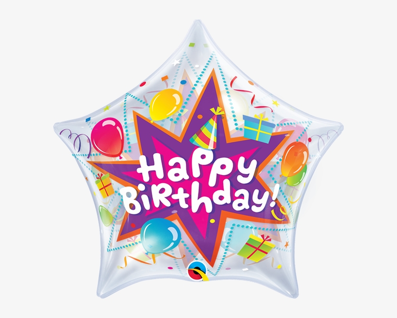 Larger Photo - Qualatex Bubble Birthday Balloons, transparent png download