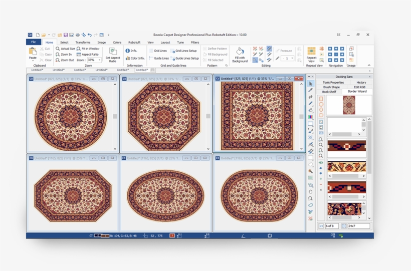 Booria Carpet Designer Border Wizard - Design, transparent png download