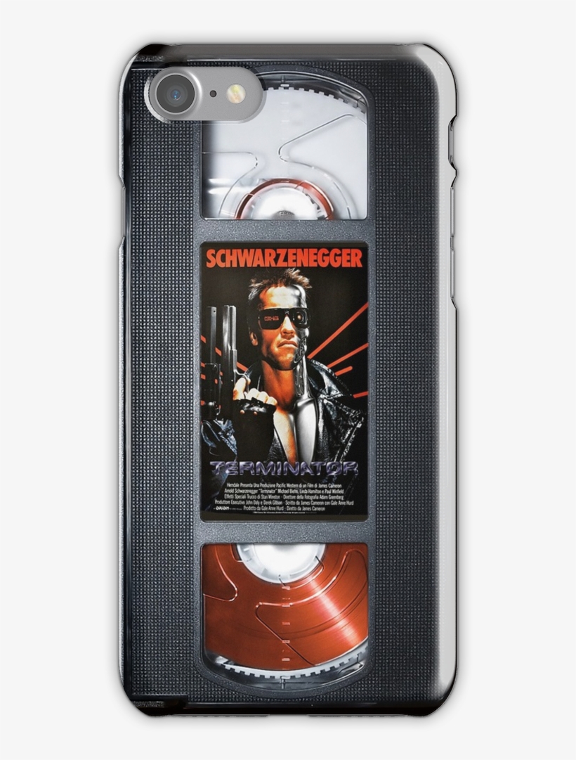 Terminator Vhs By Arnold Schwarzenegger 1984 Iphone - Vhs Tape Iphone7 Case, transparent png download