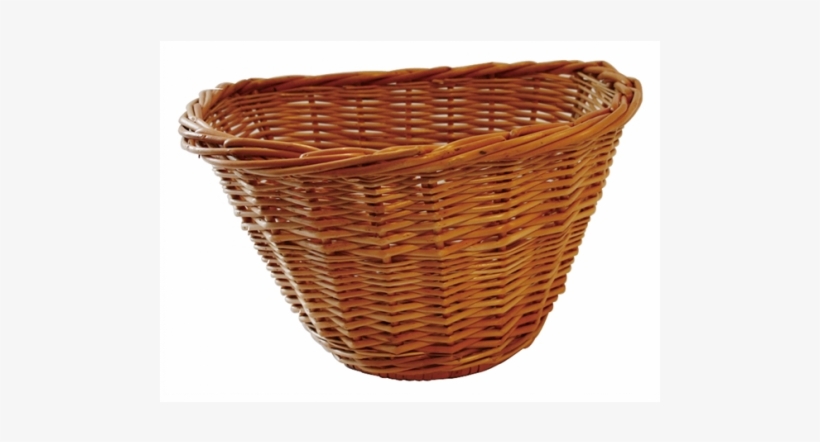 Premier Full Wicker Bike Basket 18" D Shaped - Empty Wicker Basket Png, transparent png download