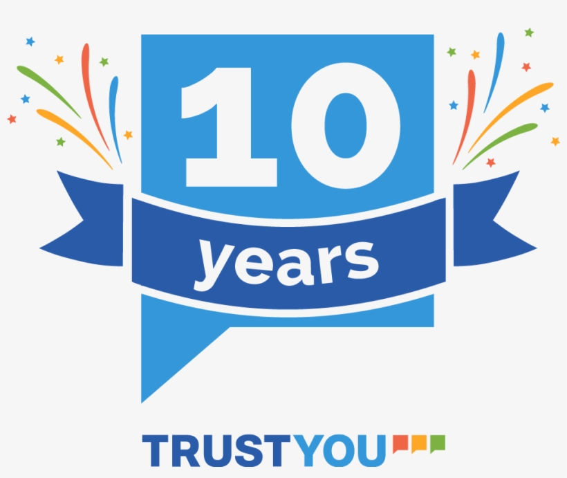 Ty 10 Years Full Color - 10 Years Anniversary, transparent png download