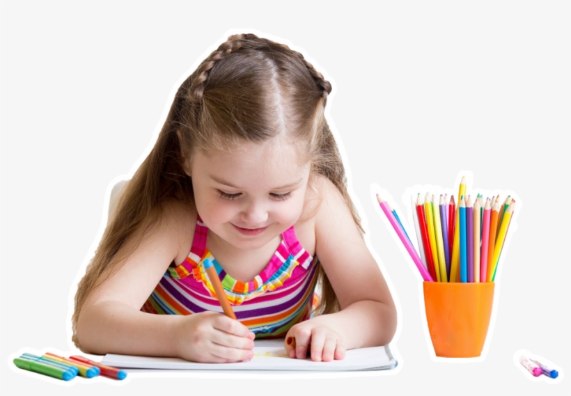 Worksheets For Kids - Kid With Pen, transparent png download