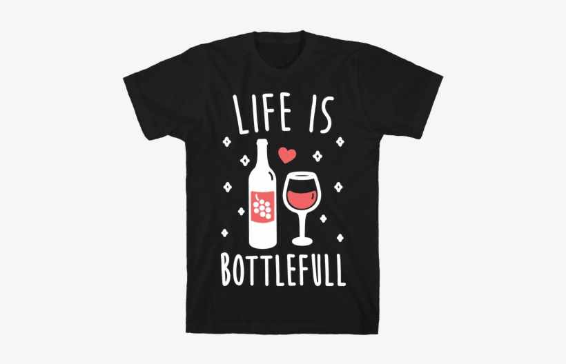 Life Is Bottlefull Mens T-shirt - Green Day God's Favorite Band Shirt, transparent png download