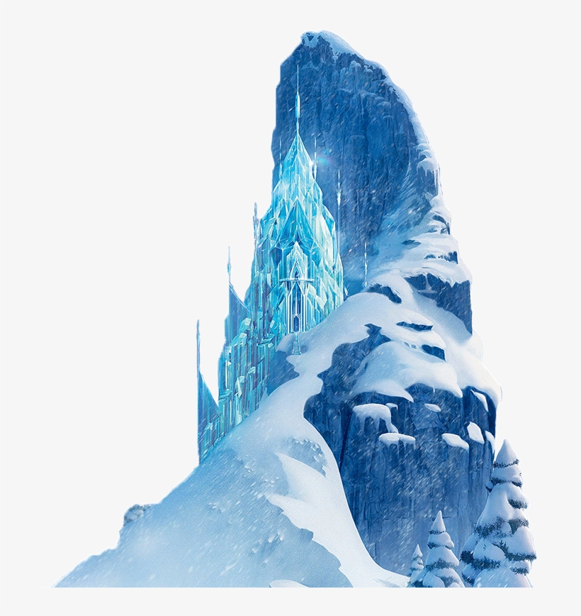 Ice Mountain Castle Glass Blue Winter Fantasy Snow - Frozen Ice Castle Png, transparent png download