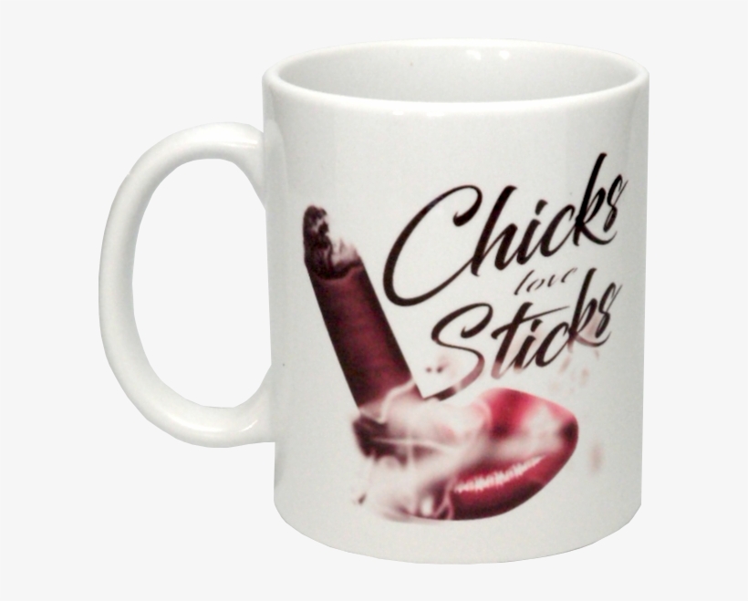 Chicks Love Sticks Coffee Mug - Mug, transparent png download