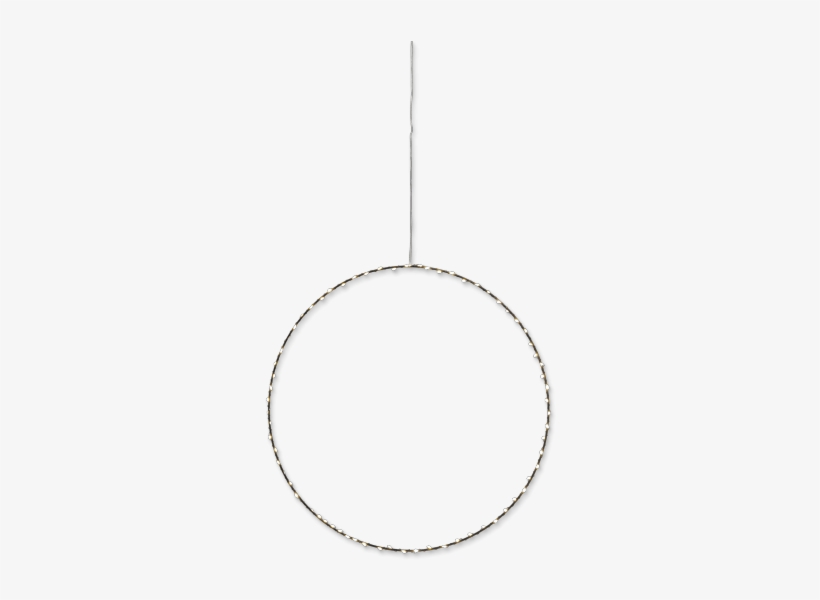 Black Metal Circle Led Light Decoration - Centimetre, transparent png download