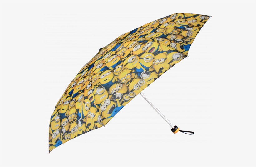 John's Minions Series 5 Fold Ladies Umbrella 585mm - Despicable Me 2 Multi Minion Open Card, transparent png download