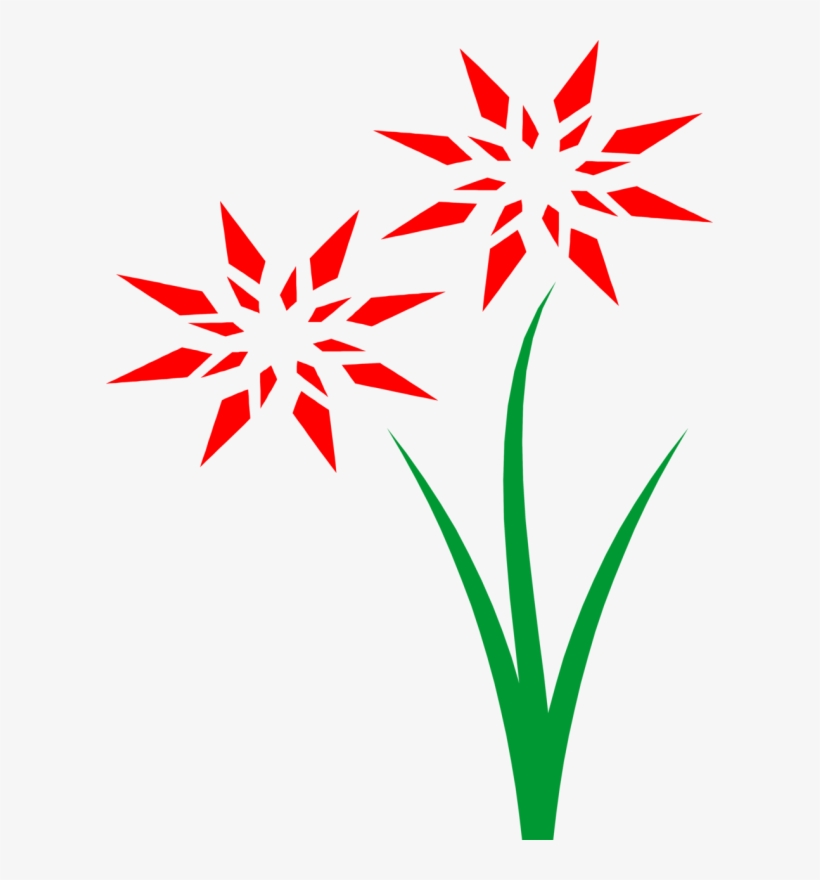Pin Small Flowers Clipart - Flower Clipart Red Transparent, transparent png download